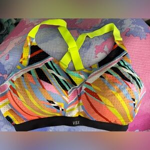 Victoria’s Secret Colorful Striped Sports Bra